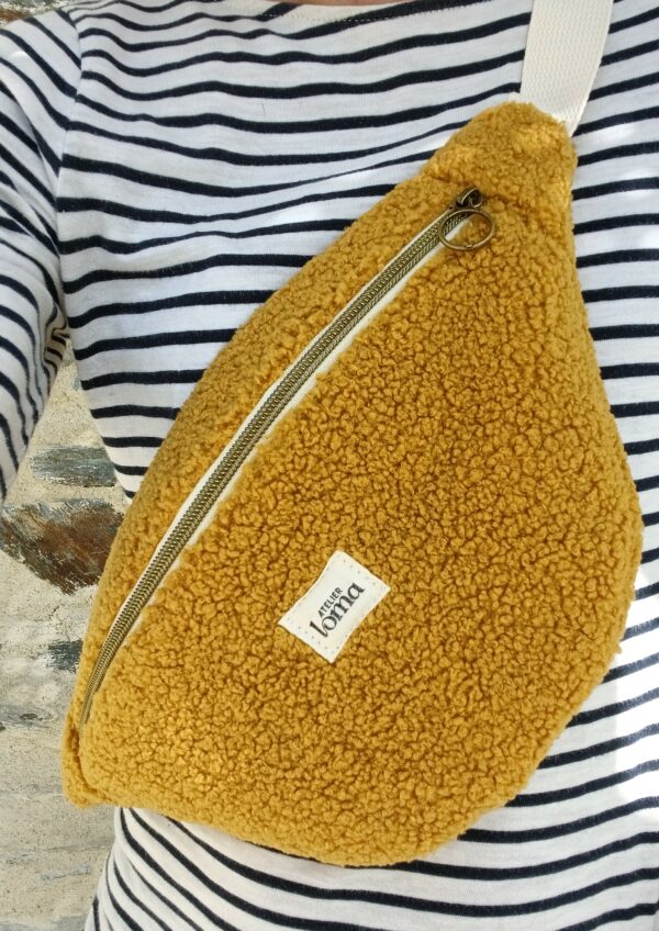Sac Banane Bouclette Moutarde – Image 3